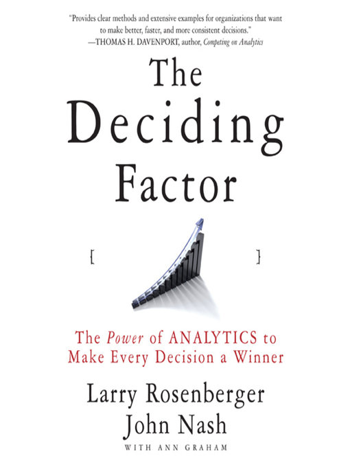 Title details for The Deciding Factor by Josh Larry - Available